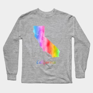 California Tie Dye Long Sleeve T-Shirt